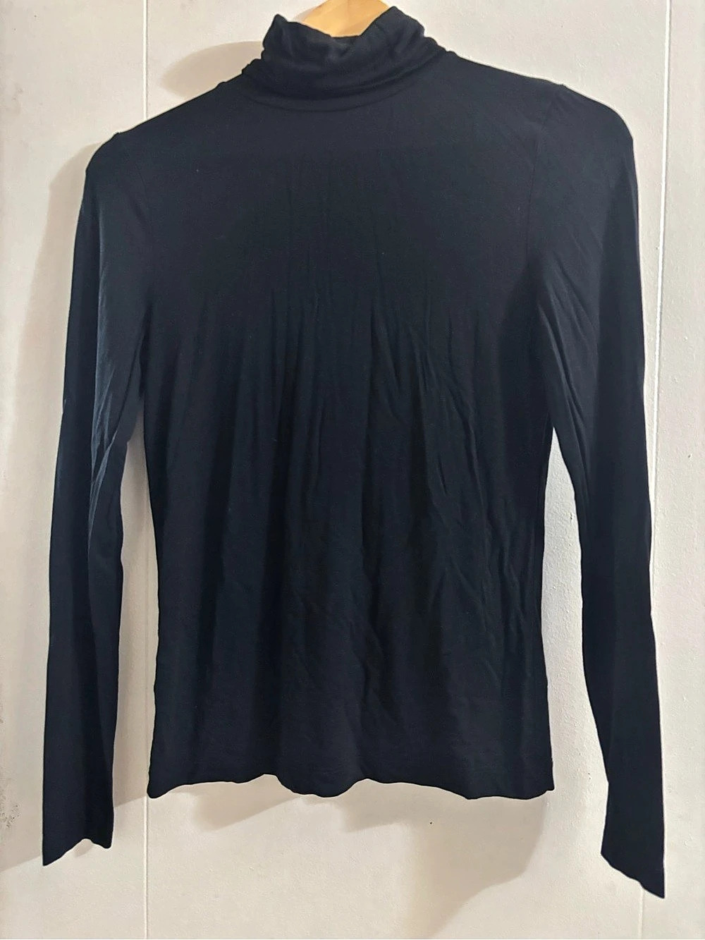 Calvin Klein Black Turtleneck Long Sleeve Size XS Like New